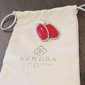 Red Earrings Kendra Scott drops